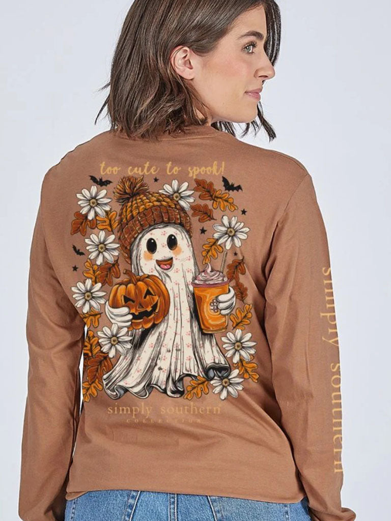 Simply Southern Ghost Pumpkin Fall - Adult & Kids T-Shirts, Sweatshirts & Hoodies apparel design preview 2