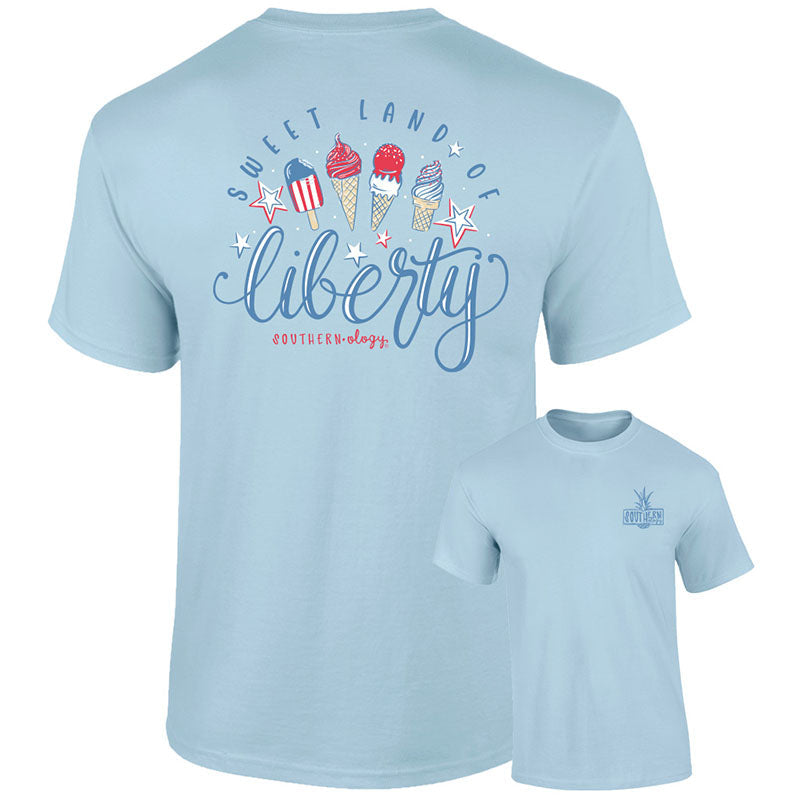 Southernology USA Sweet Land of Liberty Comfort - Adult & Kids T-Shirts, Sweatshirts & Hoodies apparel design preview 1