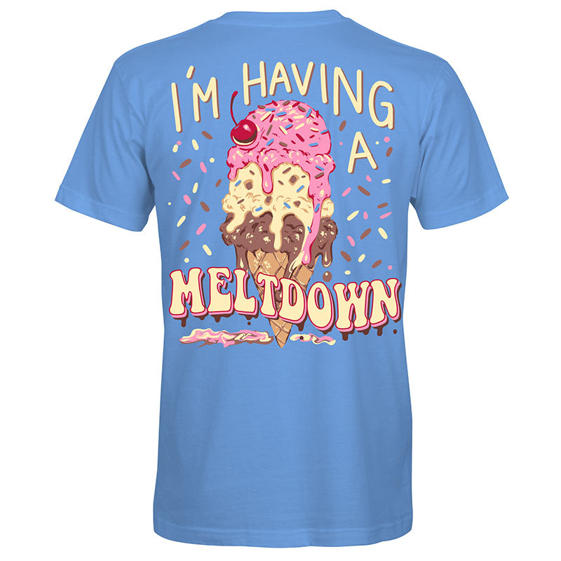 Southern Attitude Ice Cream Meltdown - Adult & Kids T-Shirts, Sweatshirts & Hoodies apparel design preview 2