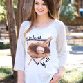 SALE Bjaxx Southern Grace Baseball Y'all Raglan - Adult & Kids T-Shirts, Sweatshirts & Hoodies apparel design preview 1