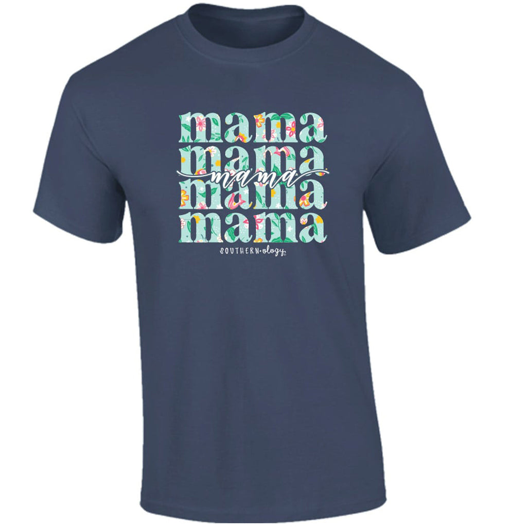 Southernology Mama on Repeat Comfort Colors - Adult & Kids T-Shirts, Sweatshirts & Hoodies apparel design preview 1