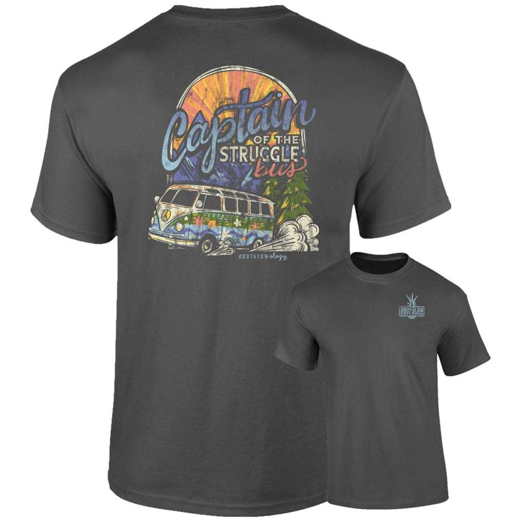 Southernology Captain of the Struggle Bus Comfort - Adult & Kids T-Shirts, Sweatshirts & Hoodies apparel design preview 2