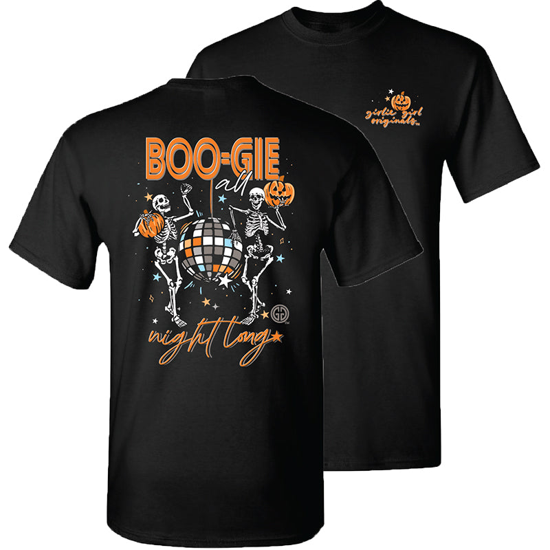 Girlie Girl Originals BOO-GIE Night Fall - Adult & Kids T-Shirts, Sweatshirts & Hoodies apparel design preview 1