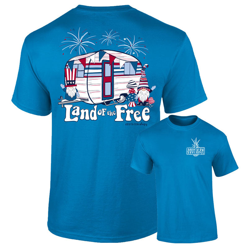Southernology Land of the Free Gnomes USA Comfort - Adult & Kids T-Shirts, Sweatshirts & Hoodies apparel design preview 2