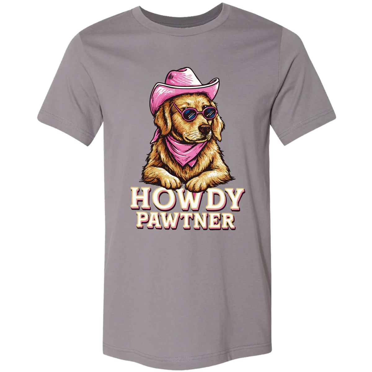 Girlie Girl Lulu Mac Howdy Pawtner Canvas - Adult & Kids T-Shirts, Sweatshirts & Hoodies apparel design preview 2