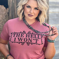 Texas True Threads The Hell I Won't Canvas - Adult & Kids T-Shirts, Sweatshirts & Hoodies apparel design preview 1