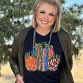 Texas True Threads Callie Ann Stelter Serape Pumpkins - Adult & Kids T-Shirts, Sweatshirts & Hoodies apparel design preview 1