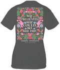 Simply Southern She Believed Could - Adult & Kids T-Shirts, Sweatshirts & Hoodies apparel design preview 1