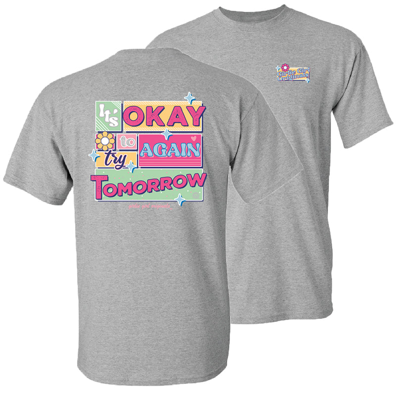 Girlie Girl Originals Its Okay Try Again - Adult & Kids T-Shirts, Sweatshirts & Hoodies apparel design preview 1
