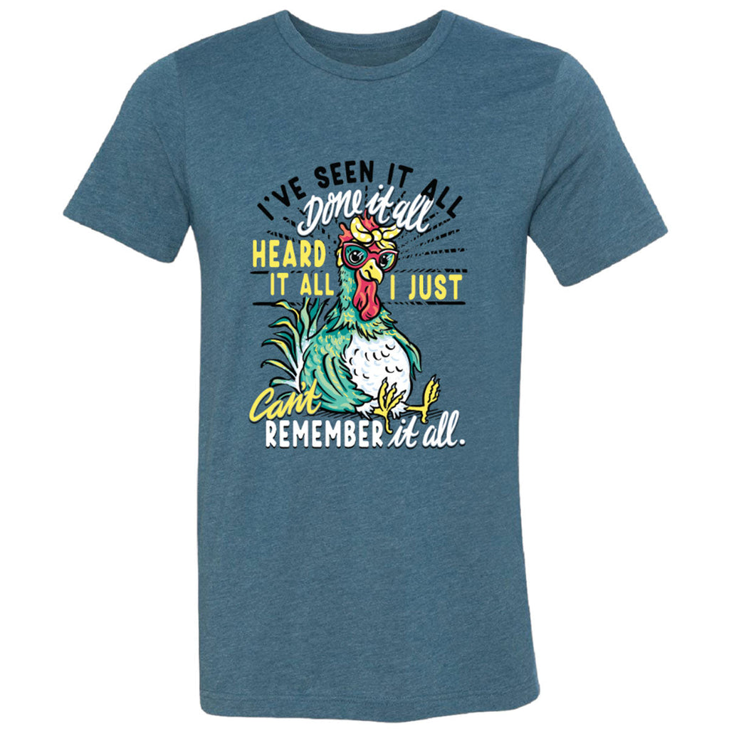 Girlie Girl Lulu Mac Seen It All Chicken Canvas - Adult & Kids T-Shirts, Sweatshirts & Hoodies apparel design preview 1