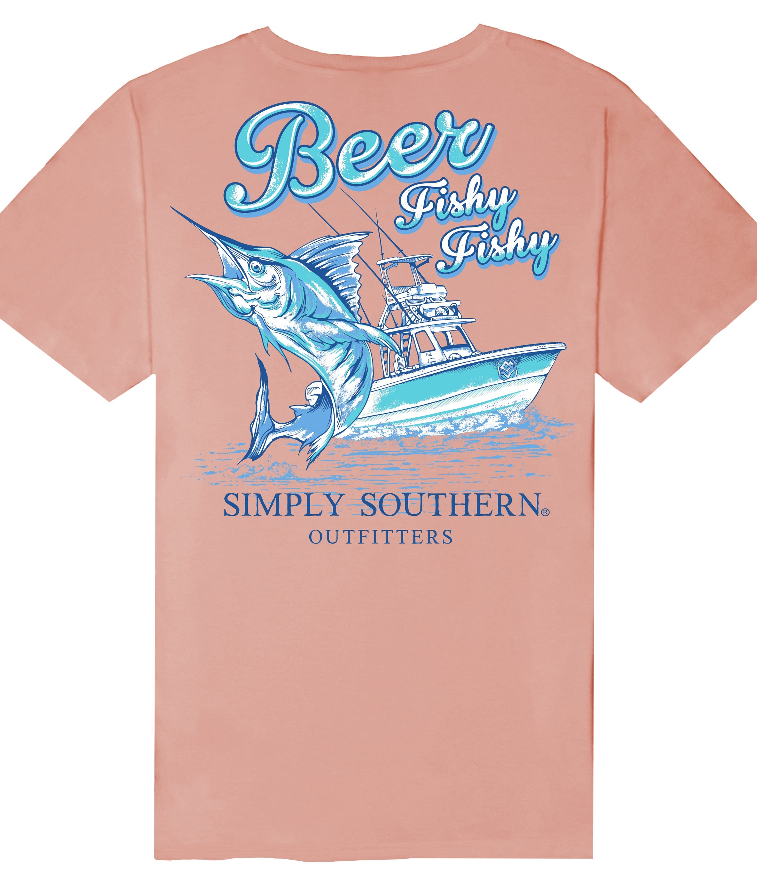Simply Southern Beer Fishy - Adult & Kids T-Shirts, Sweatshirts & Hoodies apparel design preview 1
