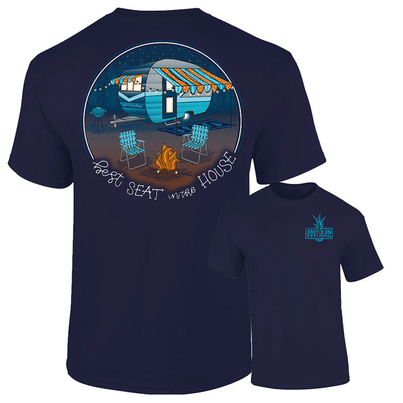 Southernology Best Seat Camper Comfort Colors - Adult & Kids T-Shirts, Sweatshirts & Hoodies apparel design preview 1