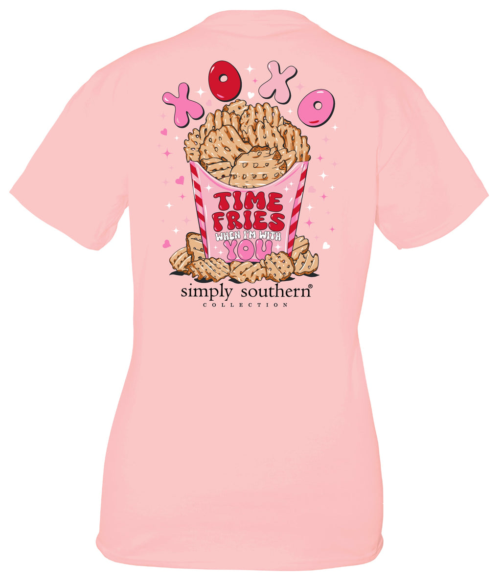 Simply Southern XOXO Time Fries - Adult & Kids T-Shirts, Sweatshirts & Hoodies apparel design preview 1