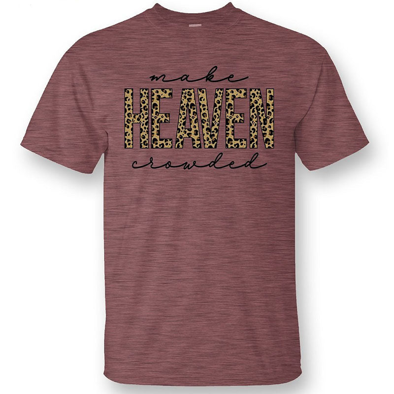 Sassy Frass Make Heaven Crowded Faith Canvas - Adult & Kids T-Shirts, Sweatshirts & Hoodies apparel design preview 1