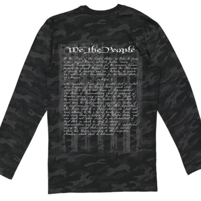 Country Life Outfitters We the People USA Storm Camo - Adult & Kids T-Shirts, Sweatshirts & Hoodies apparel design preview 1
