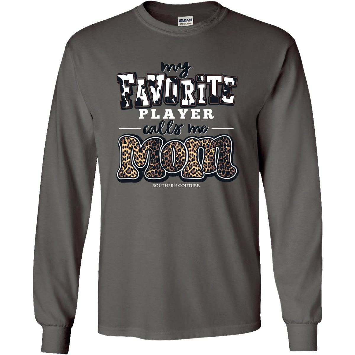 Southern Couture Favorite Player Mom Soft - Adult & Kids T-Shirts, Sweatshirts & Hoodies apparel design preview 1