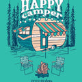 Southernology Happy Camper Comfort Colors - Adult & Kids T-Shirts, Sweatshirts & Hoodies apparel design preview 1