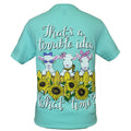 Southern Attitude What Time Goats Sunflower Seafoam - Adult & Kids T-Shirts, Sweatshirts & Hoodies apparel design preview 1