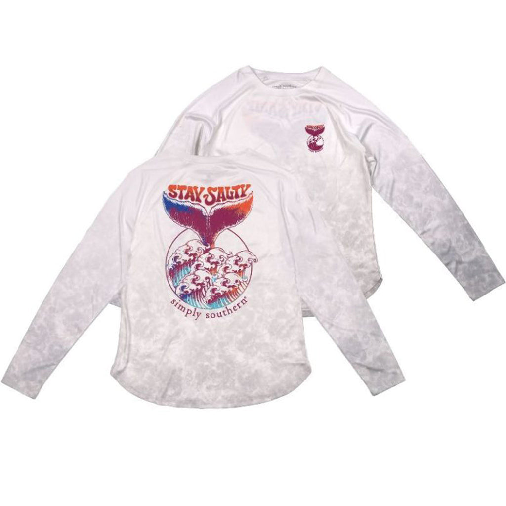 Simply Southern Salty Beach Rash Guard Swim UV - Adult & Kids T-Shirts, Sweatshirts & Hoodies apparel design preview 2
