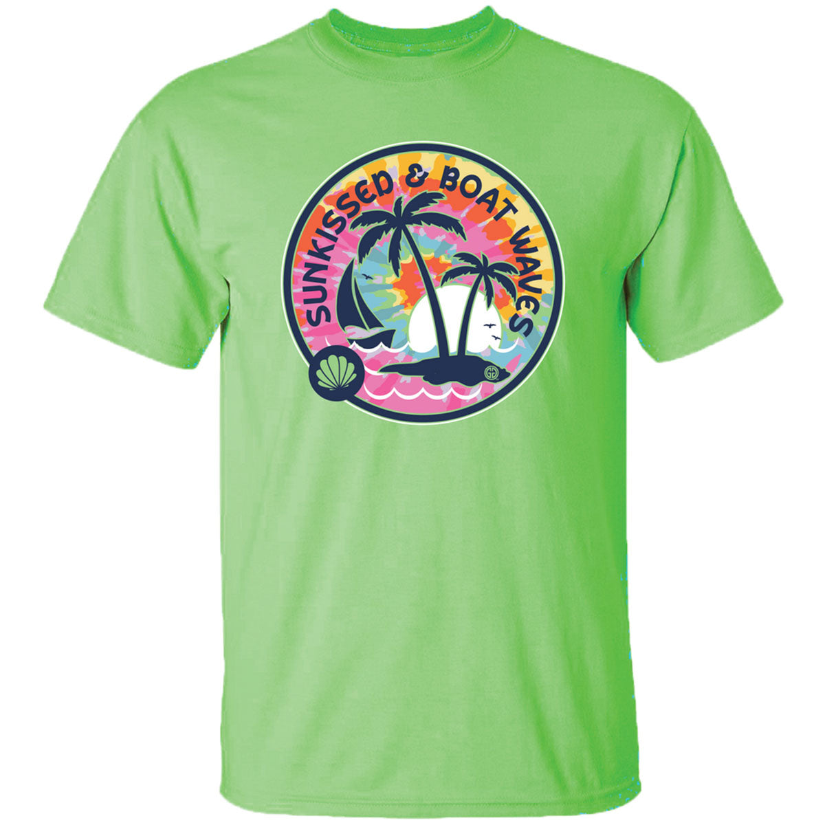 Girlie Girl Originals Sun Boat Waves - Adult & Kids T-Shirts, Sweatshirts & Hoodies apparel design preview 2