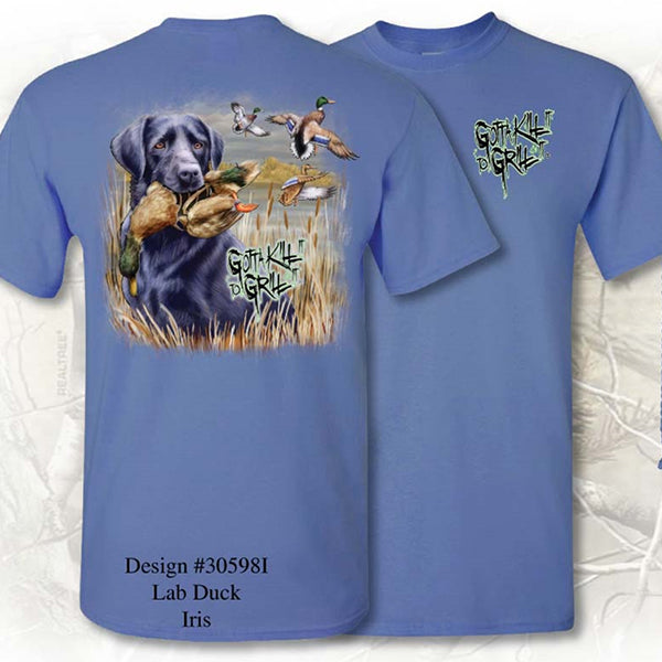 Gotta Kill It To Grill Lab Duck - Adult & Kids T-Shirts, Sweatshirts & Hoodies apparel design preview 2