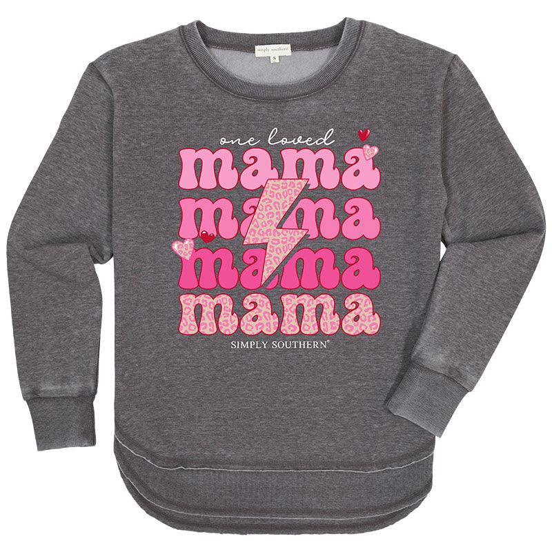 Simply Southern Love Mama Hearts Crew - Adult & Kids T-Shirts, Sweatshirts & Hoodies apparel design preview 2