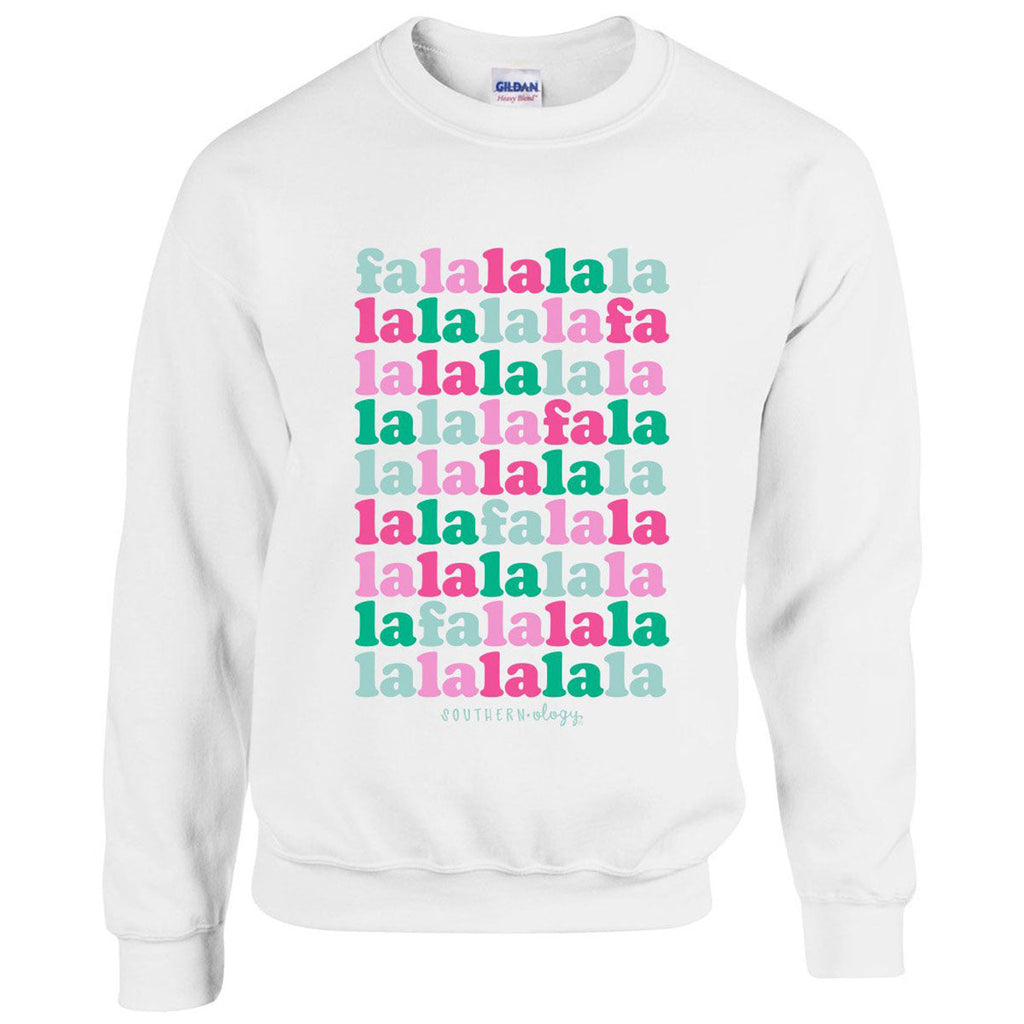Southernology Falalala Holiday Crewneck - Adult & Kids T-Shirts, Sweatshirts & Hoodies apparel design preview 1