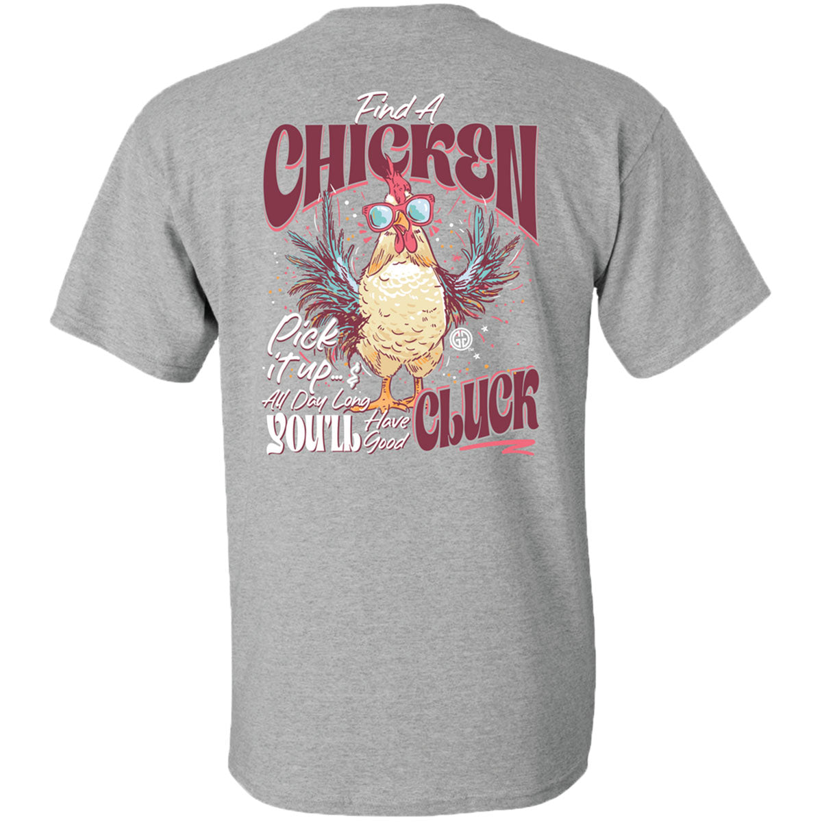 Girlie Girl Originals Chicken Cluck - Adult & Kids T-Shirts, Sweatshirts & Hoodies apparel design preview 2