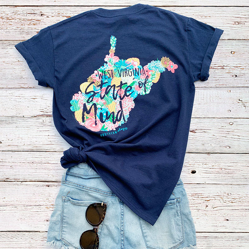 SALE Southernology Statement Collection West Virginia - Adult & Kids T-Shirts, Sweatshirts & Hoodies apparel design preview 1
