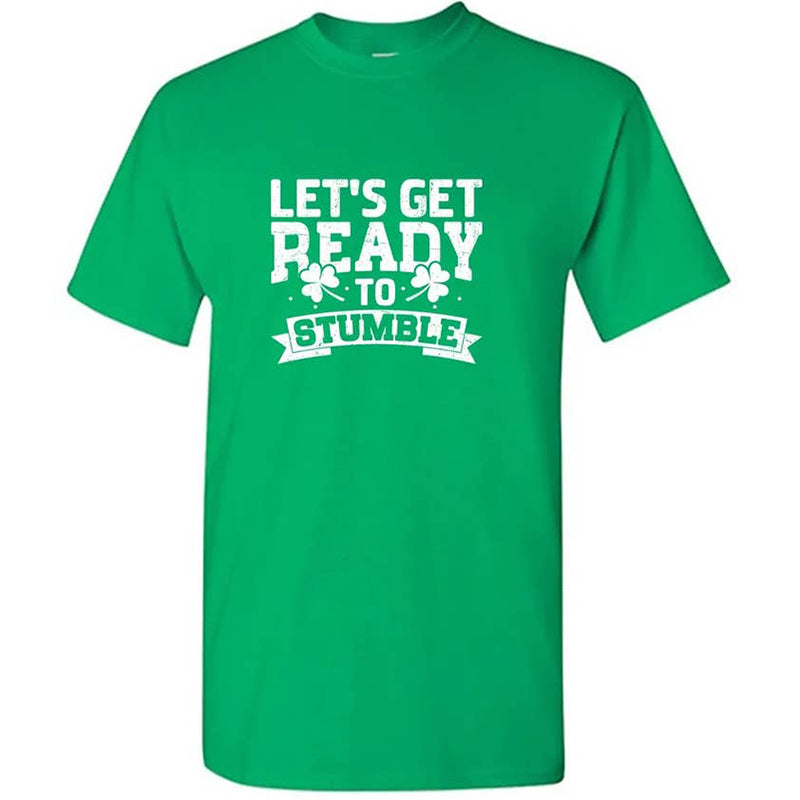 Let's Get Ready To Stumble Irish Front Print - Adult & Kids T-Shirts, Sweatshirts & Hoodies apparel design preview 1