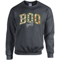 Southernology Boo Y'all Pattern Fall Crewneck - Adult & Kids T-Shirts, Sweatshirts & Hoodies apparel design preview 1