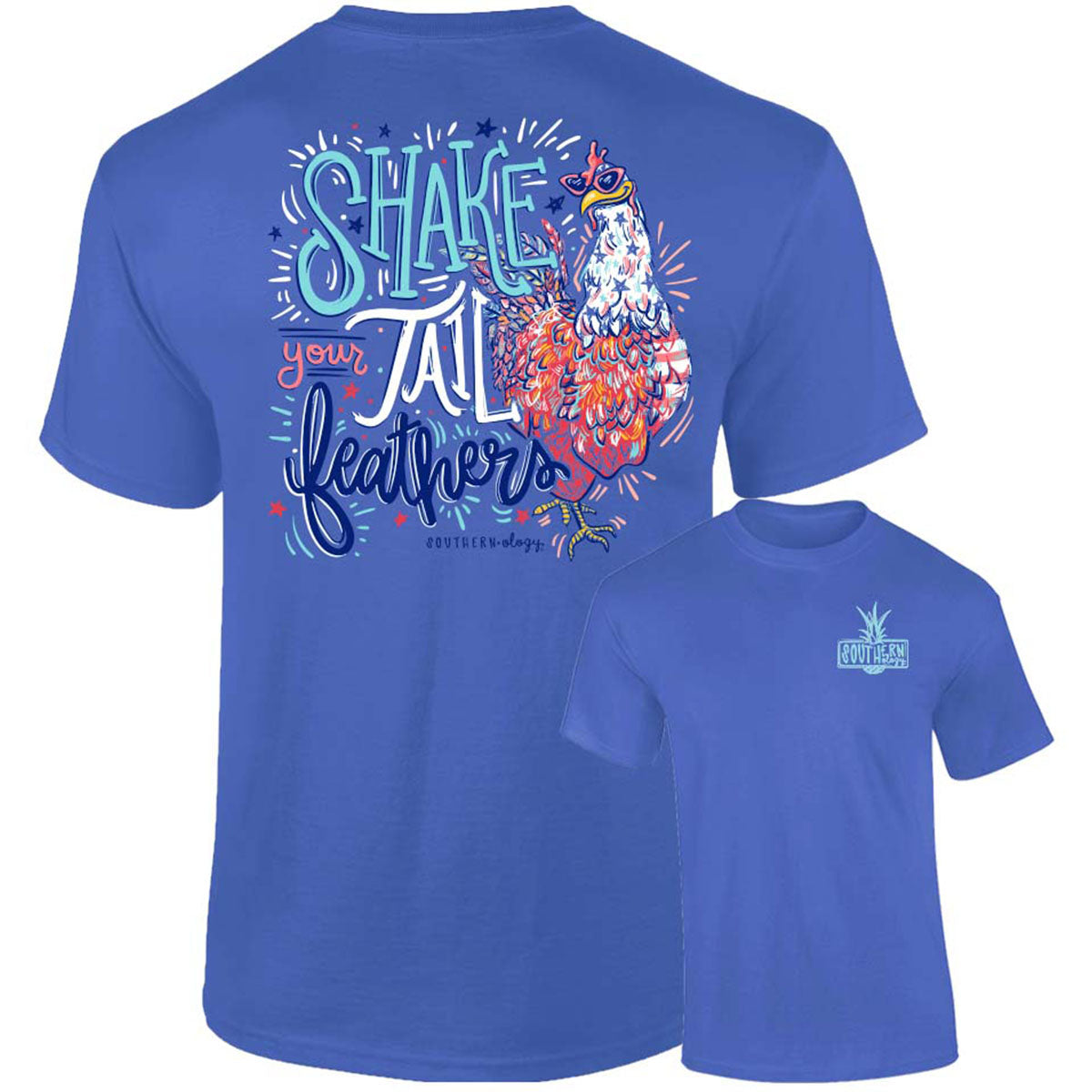 Southernology Shake Your Tail Feathers USA Comfort - Adult & Kids T-Shirts, Sweatshirts & Hoodies apparel design preview 2