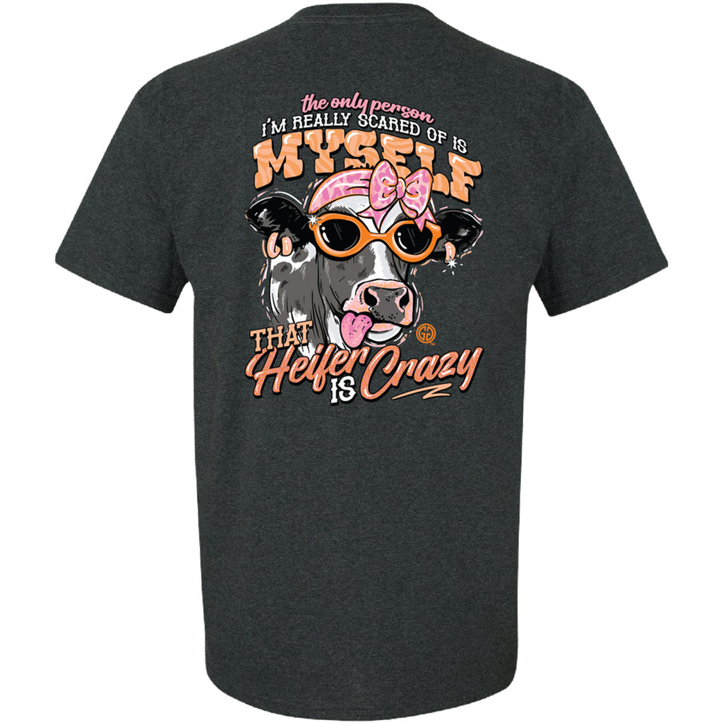 Girlie Girl Originals That Crazy Heifer Cow - Adult & Kids T-Shirts, Sweatshirts & Hoodies apparel design preview 2