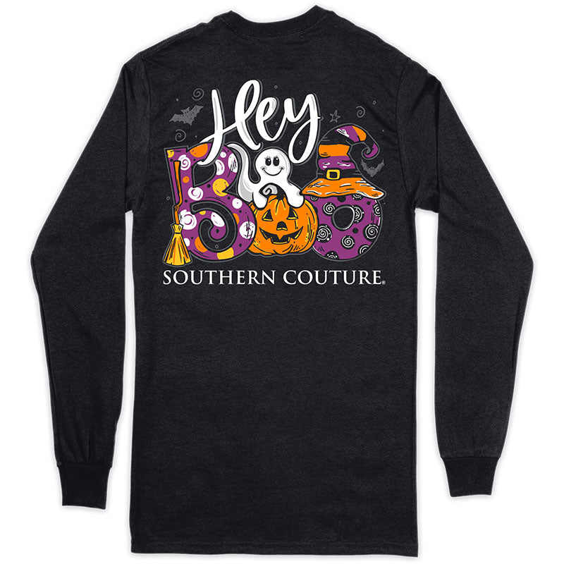 SALE Southern Couture Classic Hey Boo Halloween - Adult & Kids T-Shirts, Sweatshirts & Hoodies apparel design preview 1