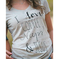 Sassy Frass Captivated I Love Coffee Naps Jesus - Adult & Kids T-Shirts, Sweatshirts & Hoodies apparel design preview 1