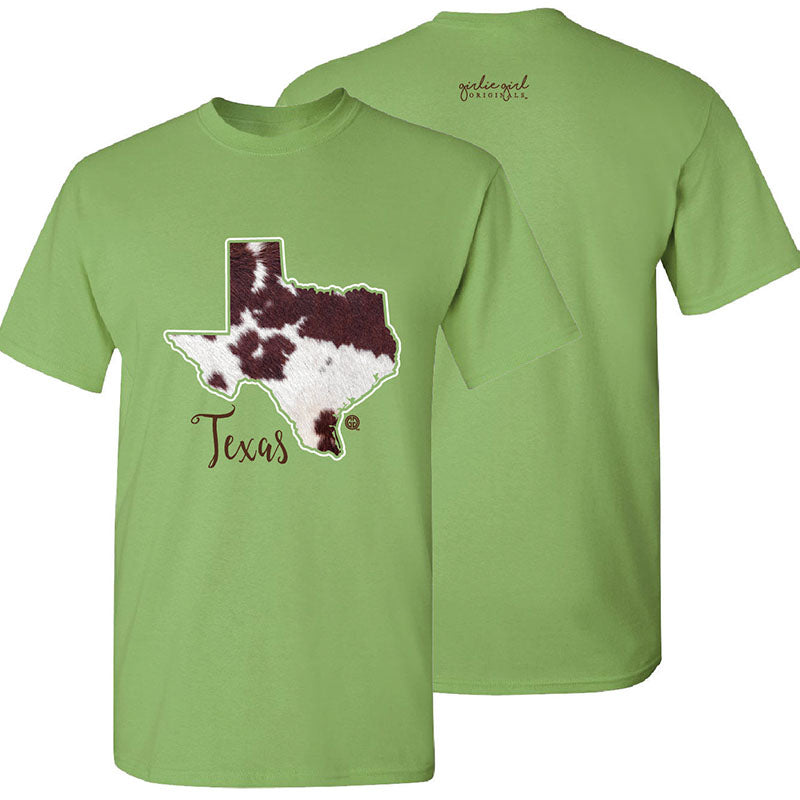 Girlie Girl Originals Cow State Texas - Adult & Kids T-Shirts, Sweatshirts & Hoodies apparel design preview 1