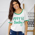 Bjaxx Southern Grace Happy Go Lucky Irish - Adult & Kids T-Shirts, Sweatshirts & Hoodies apparel design preview 1