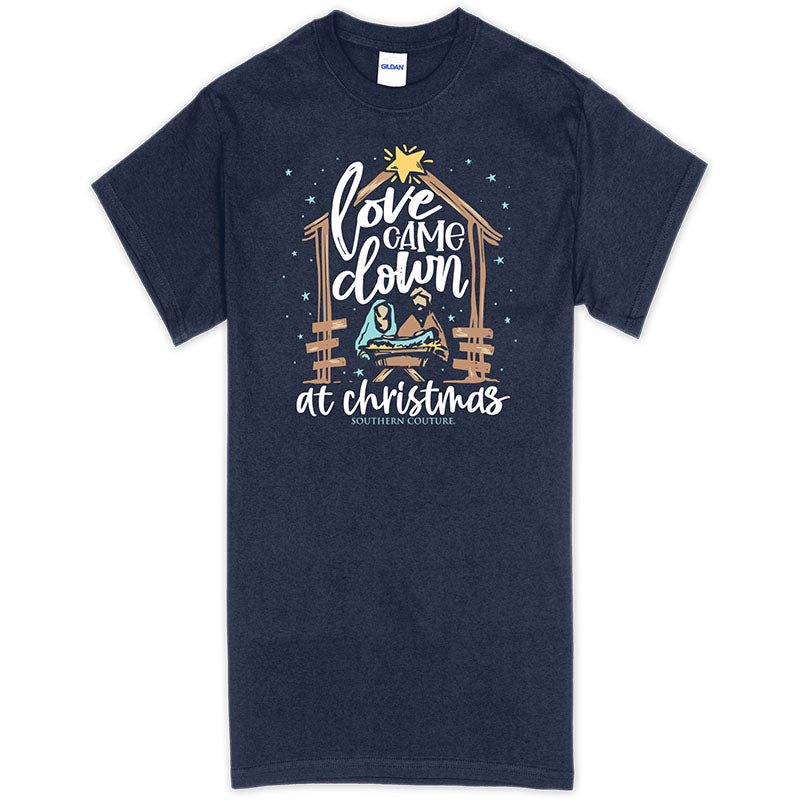 Southern Couture Love Came Down Holiday Soft - Adult & Kids T-Shirts, Sweatshirts & Hoodies apparel design preview 1