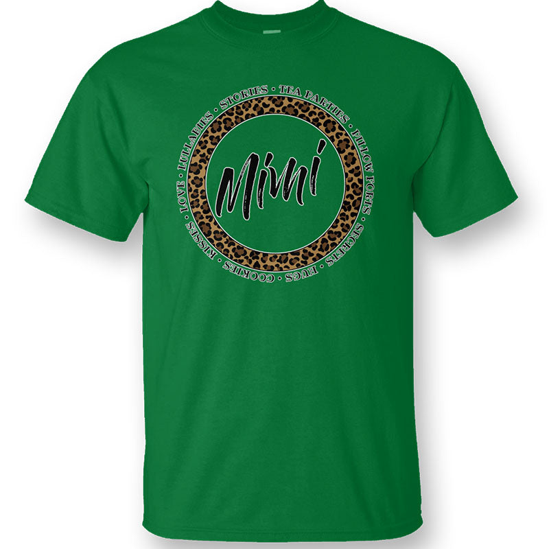 Sassy Frass Mimi Words Leopard Bella Canvas - Adult & Kids T-Shirts, Sweatshirts & Hoodies apparel design preview 1
