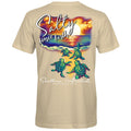 Southern Attitude Salty Since Birth Turtles Natural - Adult & Kids T-Shirts, Sweatshirts & Hoodies apparel design preview 1