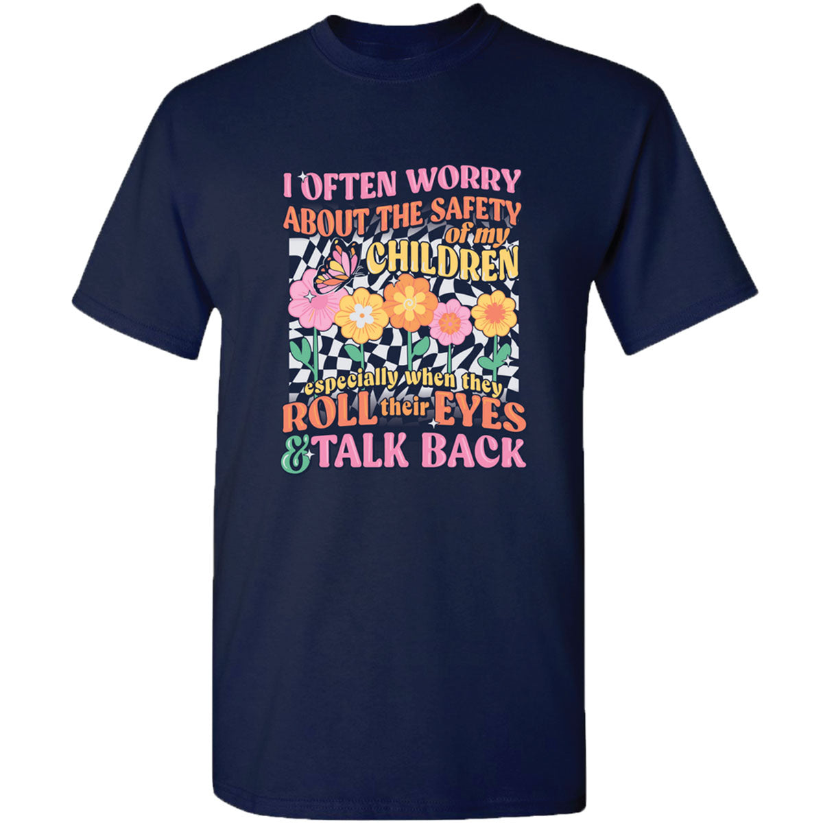 Girlie Girl Originals Often Worry Mom - Adult & Kids T-Shirts, Sweatshirts & Hoodies apparel design preview 1