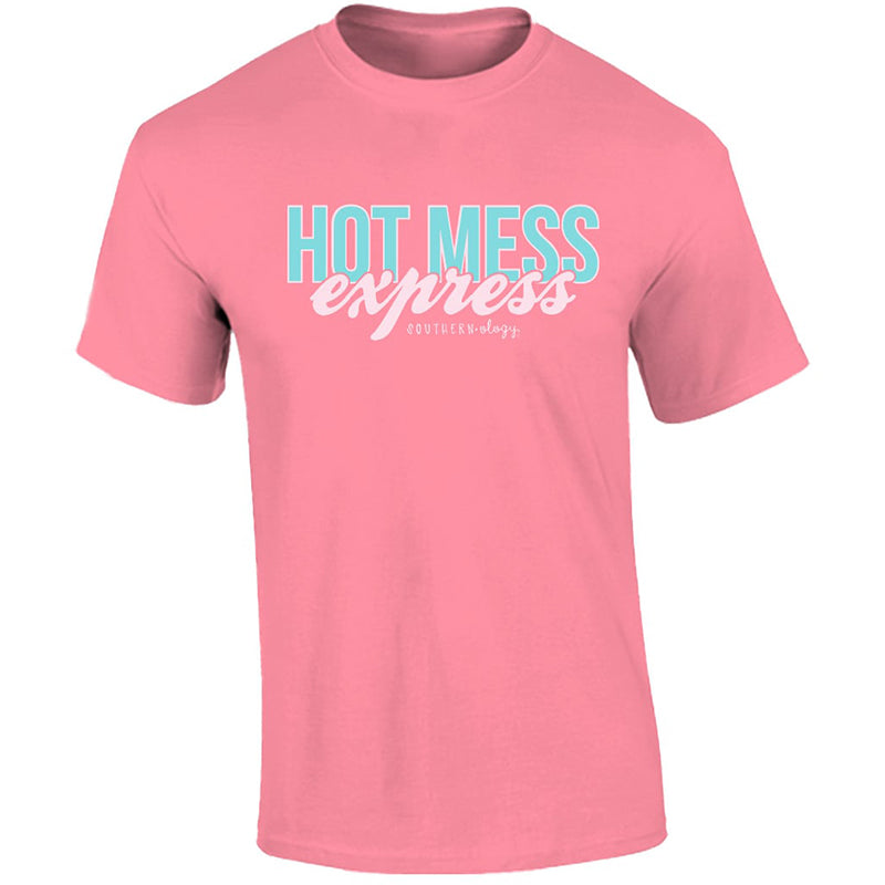 Southernology TSTM Hot Mess Express Comfort Colors - Adult & Kids T-Shirts, Sweatshirts & Hoodies apparel design preview 1