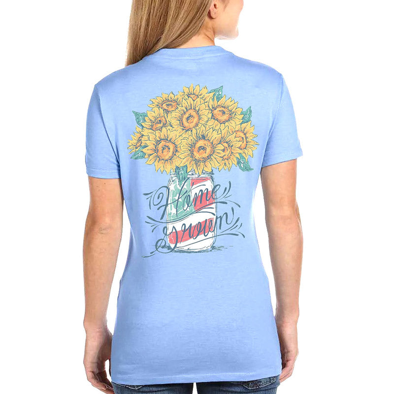 Sassy Frass Home Grown Sunflowers Comfort Colors - Adult & Kids T-Shirts, Sweatshirts & Hoodies apparel design preview 1