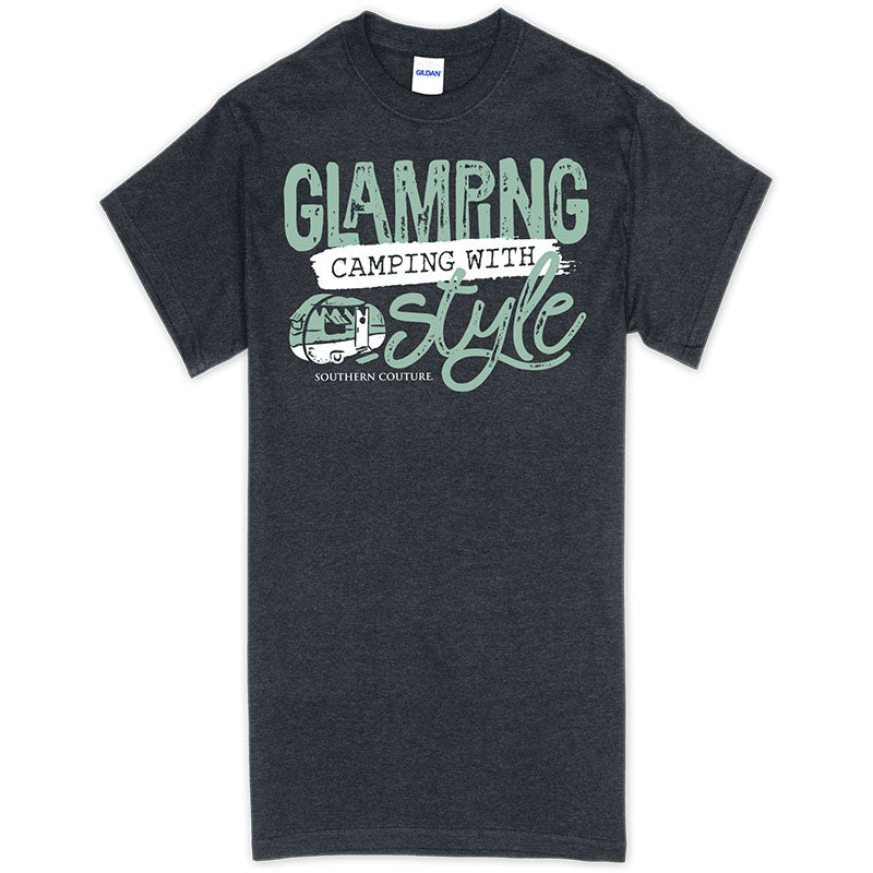 Southern Couture Glamping Camping With Style Soft - Adult & Kids T-Shirts, Sweatshirts & Hoodies apparel design preview 1