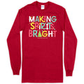 Southern Couture Making Spirits Bright Holiday Soft - Adult & Kids T-Shirts, Sweatshirts & Hoodies apparel design preview 1