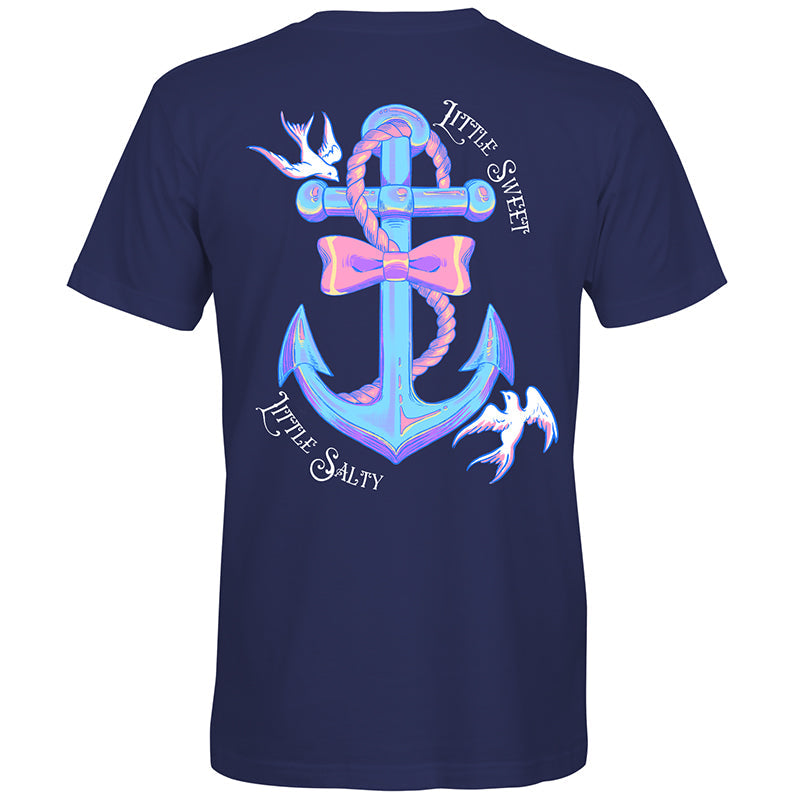 Southern Attitude Salty Anchor Bow 2.0 - Adult & Kids T-Shirts, Sweatshirts & Hoodies apparel design preview 2