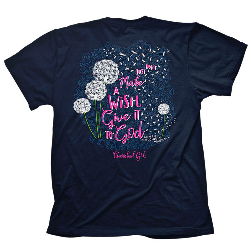 Cherished Girl Dandelion Dream Wish Christian - Adult & Kids T-Shirts, Sweatshirts & Hoodies apparel design preview 1