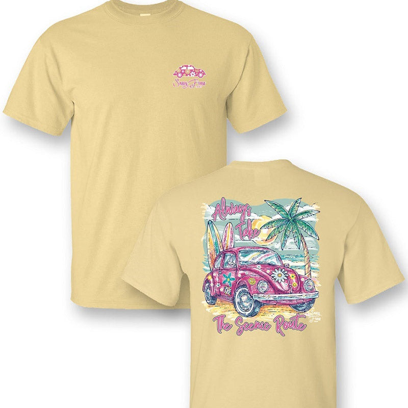 Sassy Frass Always Take The Scenic Route - Adult & Kids T-Shirts, Sweatshirts & Hoodies apparel design preview 1
