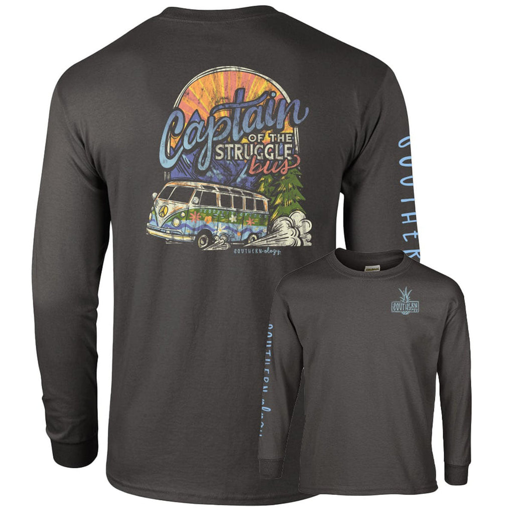 Southernology Captain of the Struggle Bus Comfort - Adult & Kids T-Shirts, Sweatshirts & Hoodies apparel design preview 1