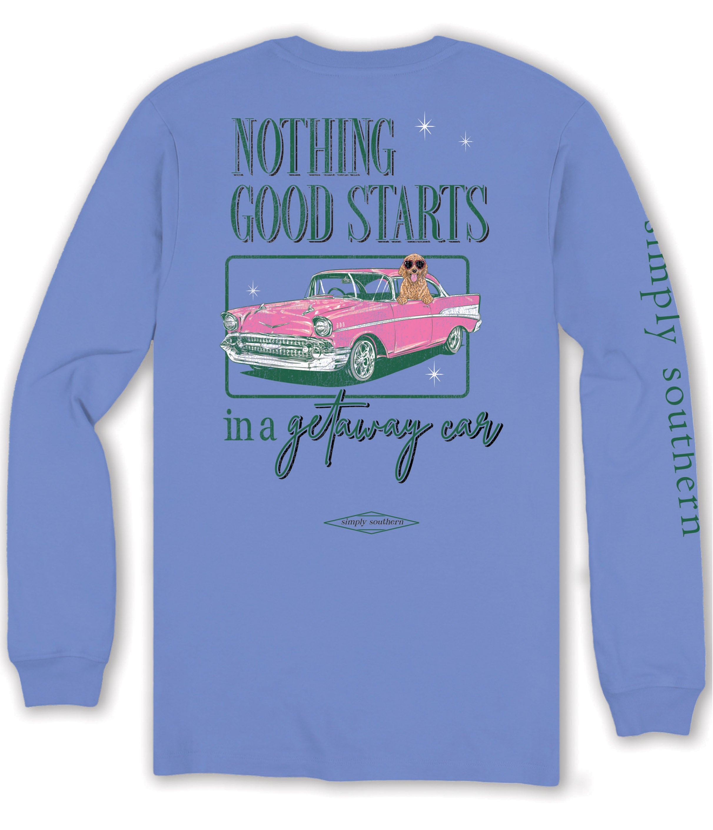 Simply Southern Nothing Good Doodle Car - Adult & Kids T-Shirts, Sweatshirts & Hoodies apparel design preview 1
